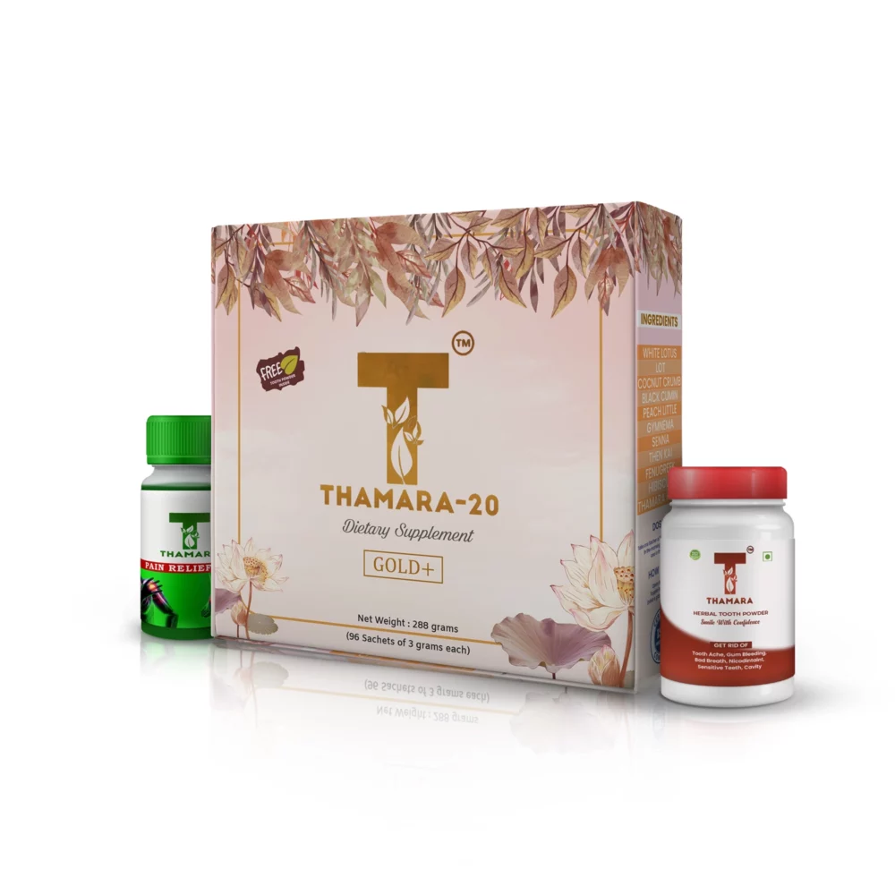 Thamara20 Gold with free toothpowder and pain oil